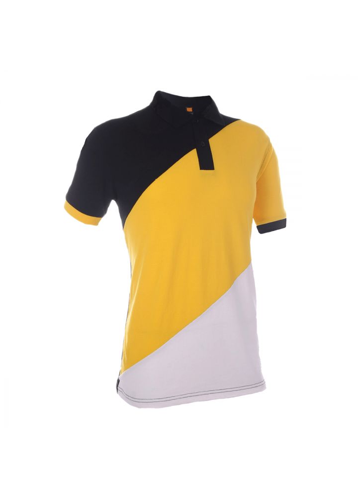 mens black zip polo shirt